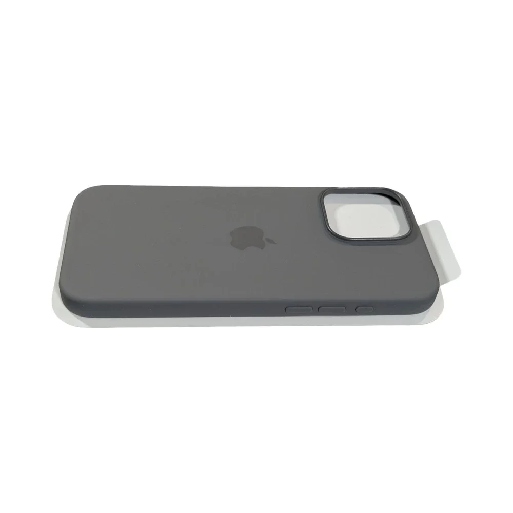 Pp8N Genuine Apple Silicone Case for iPhone 16 Pro Max w/ Magsafe - Stone Gray - Picture 4 of 4